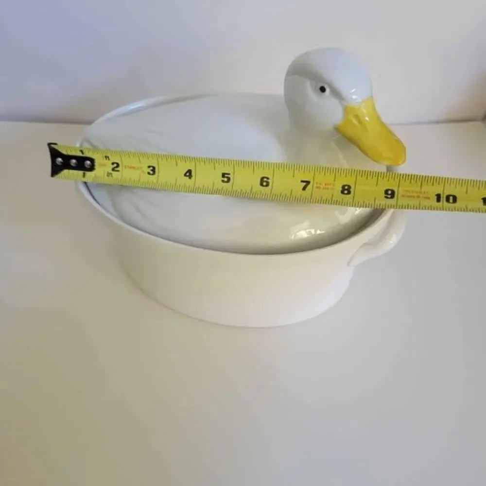 🦆Vintage Hall & Co Carbone Duck Covered Casserole Terrine Baking Dish